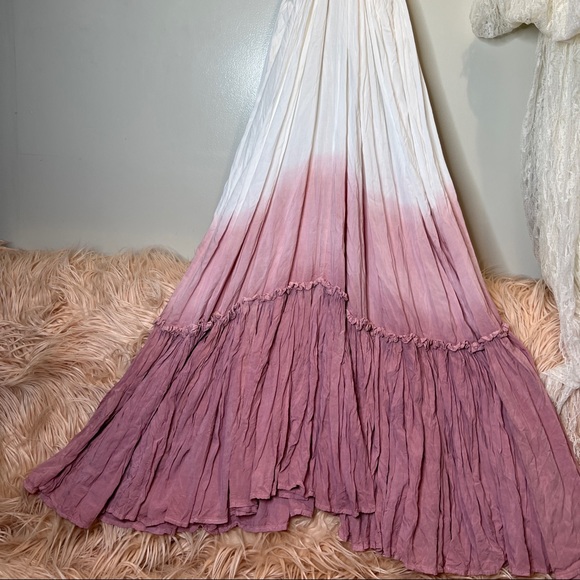 Free People Jen’s Pirate Booty Ombre Dipped Dye Krishna Maxi Dress - Picture 6 of 8